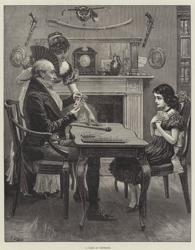 Una partida de cribbage de Frank Dadd